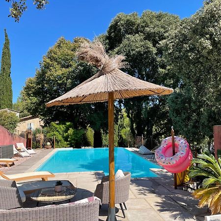 ニーム Jolie Annexe Du Mas Dans Le Coeur De La Garrigue Nimoiseヴィラ エクステリア 写真