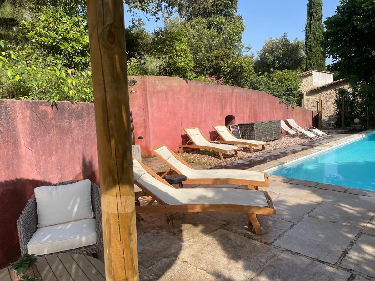 ニーム Jolie Annexe Du Mas Dans Le Coeur De La Garrigue Nimoiseヴィラ エクステリア 写真