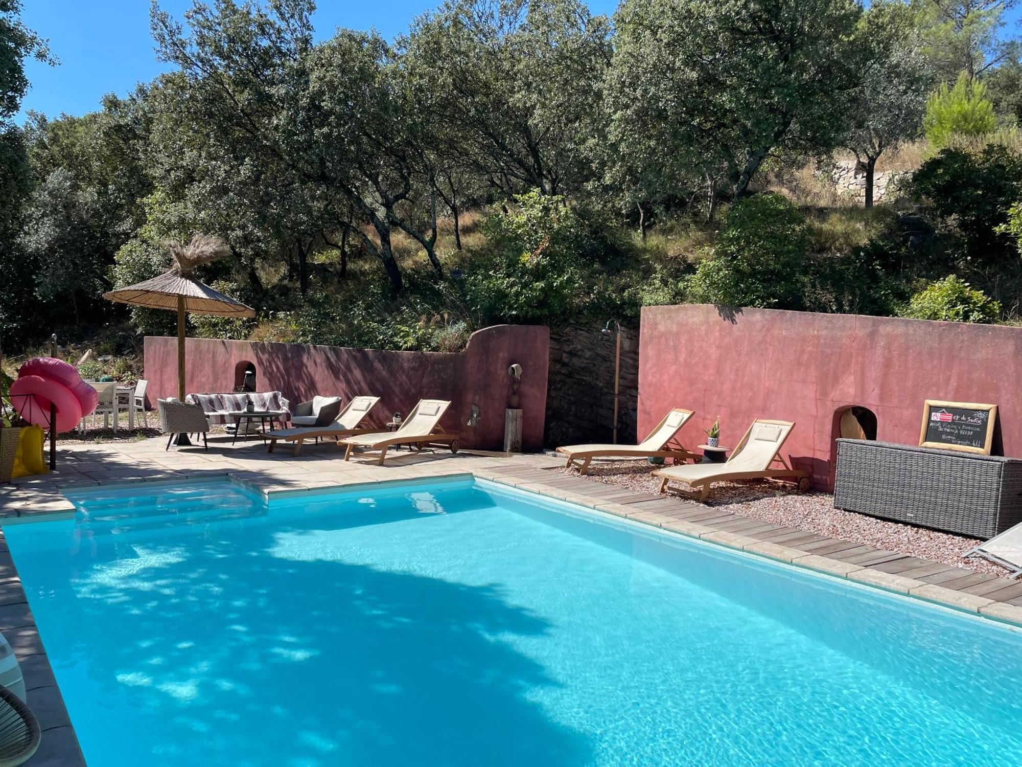 ニーム Jolie Annexe Du Mas Dans Le Coeur De La Garrigue Nimoiseヴィラ エクステリア 写真