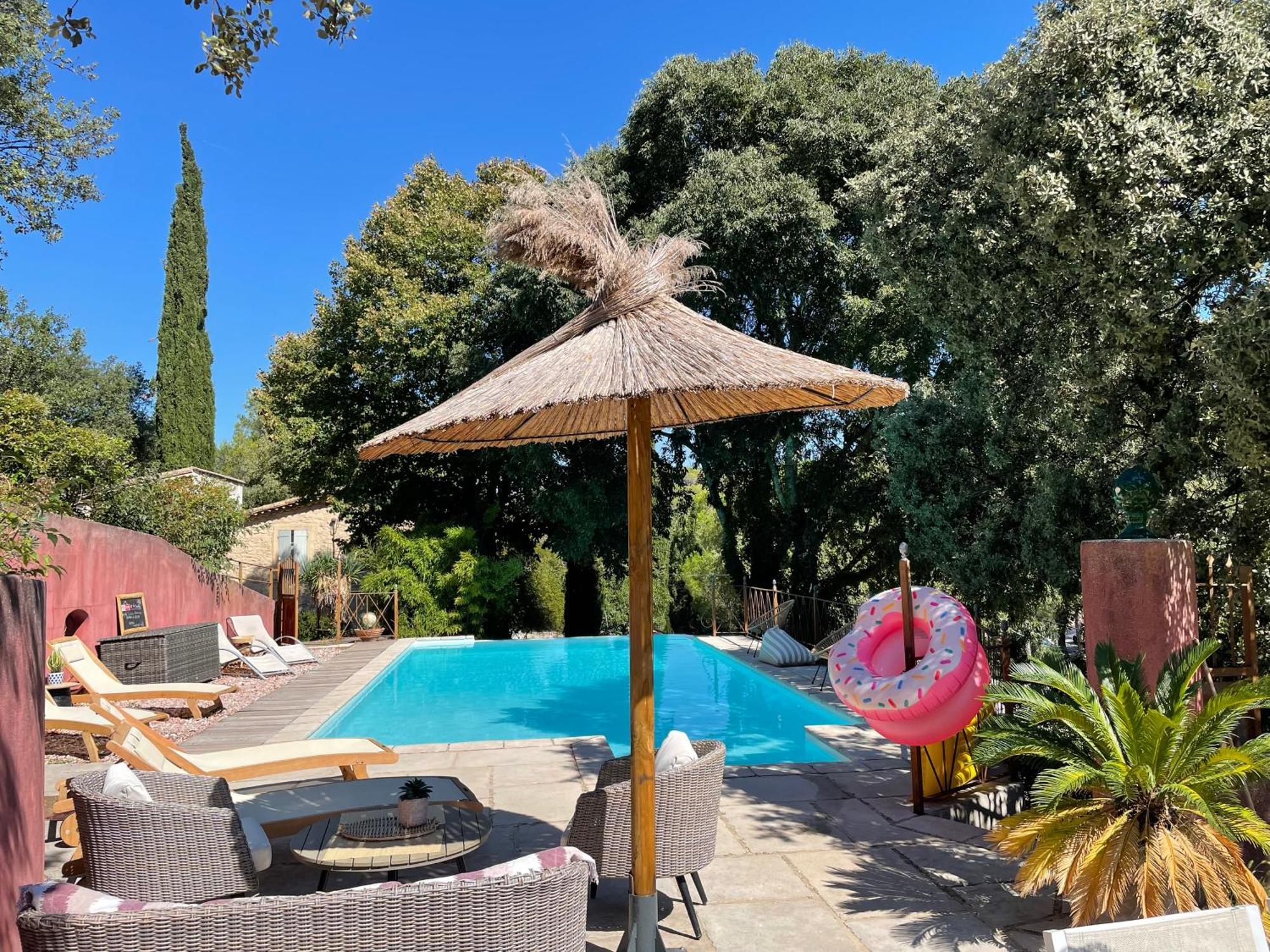 ニーム Jolie Annexe Du Mas Dans Le Coeur De La Garrigue Nimoiseヴィラ エクステリア 写真